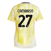 Juventus Andrea Cambiaso #27 Fußballbekleidung Auswärtstrikot Damen 2024-25 Kurzarm